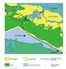 The proposed route of the Channel Tunnel Rail Link across Kent